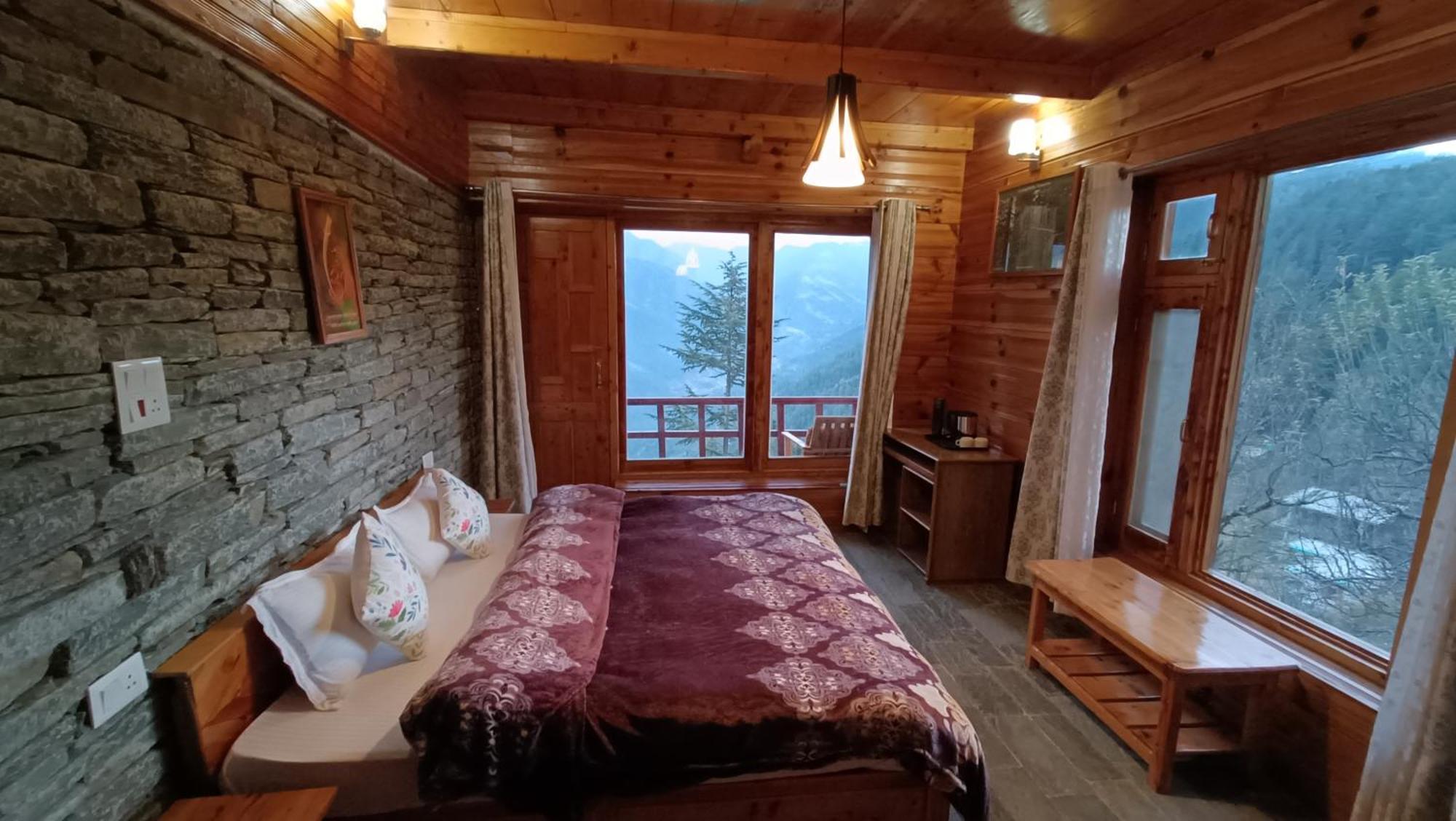 Ishan Log Huts-A Boutique Home Stay Banjār Dış mekan fotoğraf